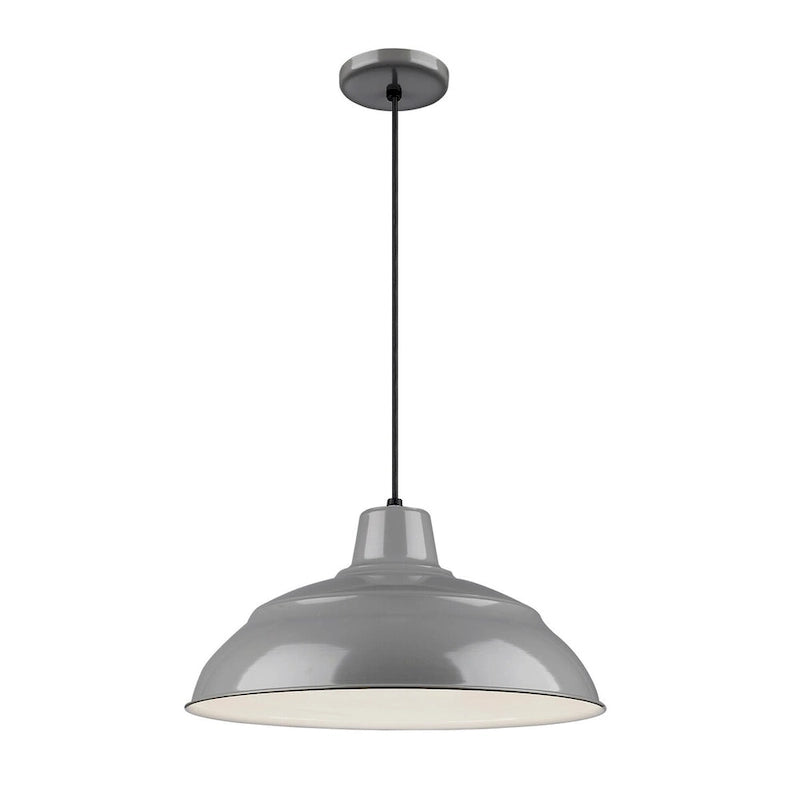 Suspension simple de la série R de Millennium Lighting, 17 pouces de large.