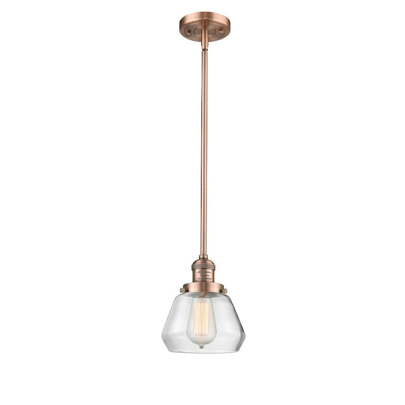 Innovations Lighting Fulton Single Light 7  Wide Mini Pendant with
