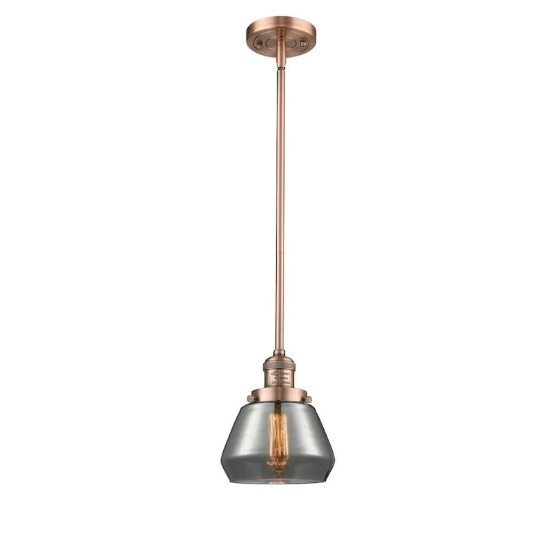 Suspension Fulton Single Light 7 Wide Mini avec Innovations Lighting