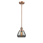 Suspension Fulton Single Light 7 Wide Mini avec Innovations Lighting