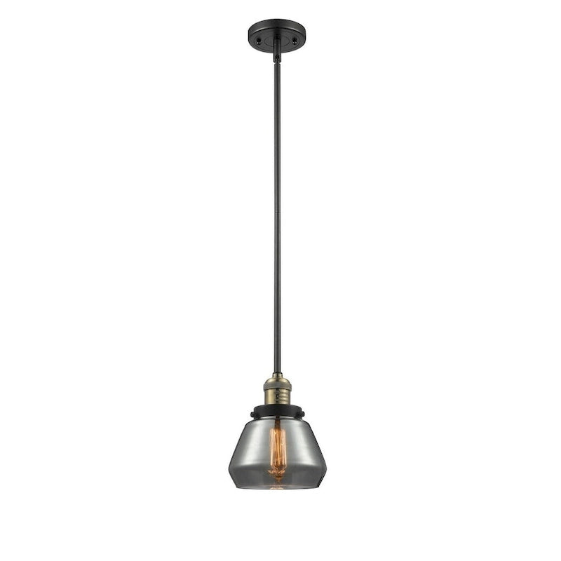 Suspension Fulton Single Light 7 Wide Mini avec Innovations Lighting