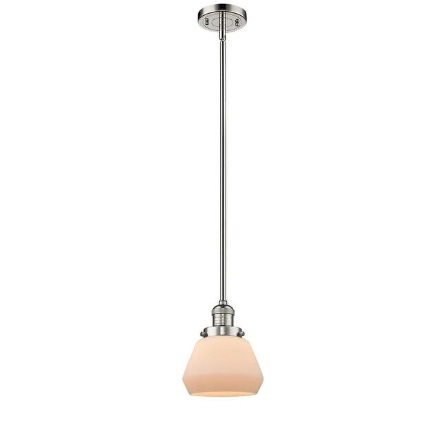 Suspension Fulton Single Light 7 Wide Mini avec Innovations Lighting
