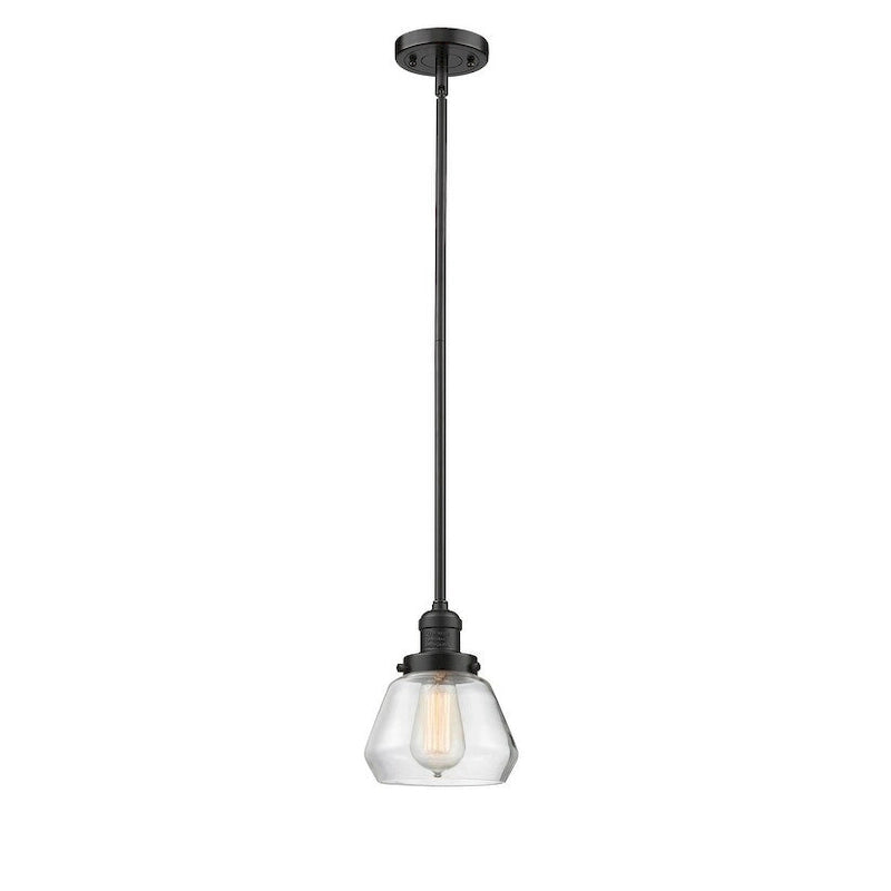 Suspension Fulton Single Light 7 Wide Mini avec Innovations Lighting