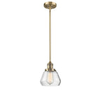 Suspension Fulton Single Light 7 Wide Mini avec Innovations Lighting