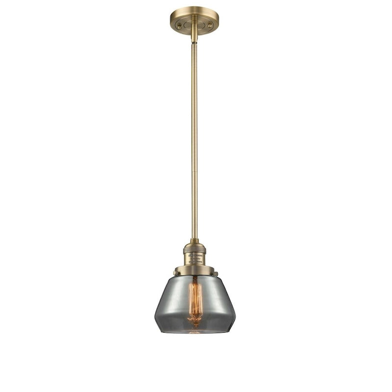 Suspension Fulton Single Light 7 Wide Mini avec Innovations Lighting