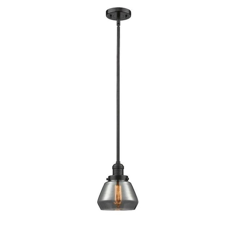 Suspension Fulton Single Light 7 Wide Mini avec Innovations Lighting