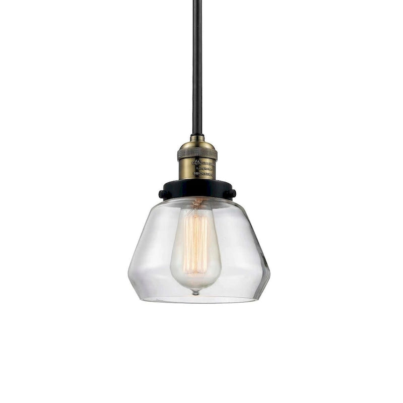 Suspension Fulton Single Light 7 Wide Mini avec Innovations Lighting
