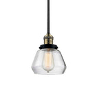 Suspension Fulton Single Light 7 Wide Mini avec Innovations Lighting