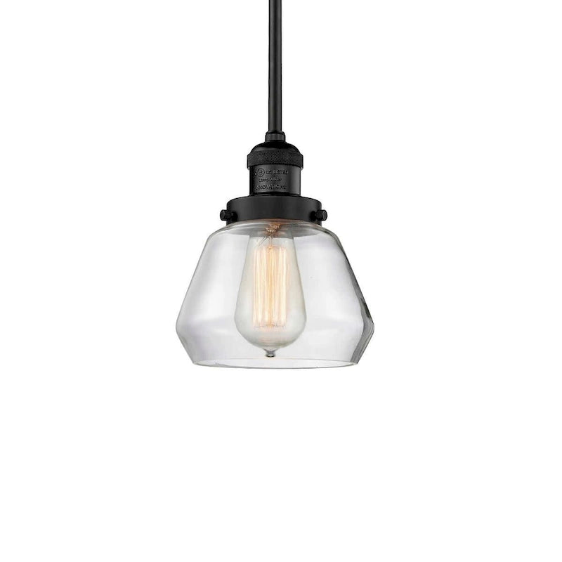 Suspension Fulton Single Light 7 Wide Mini avec Innovations Lighting