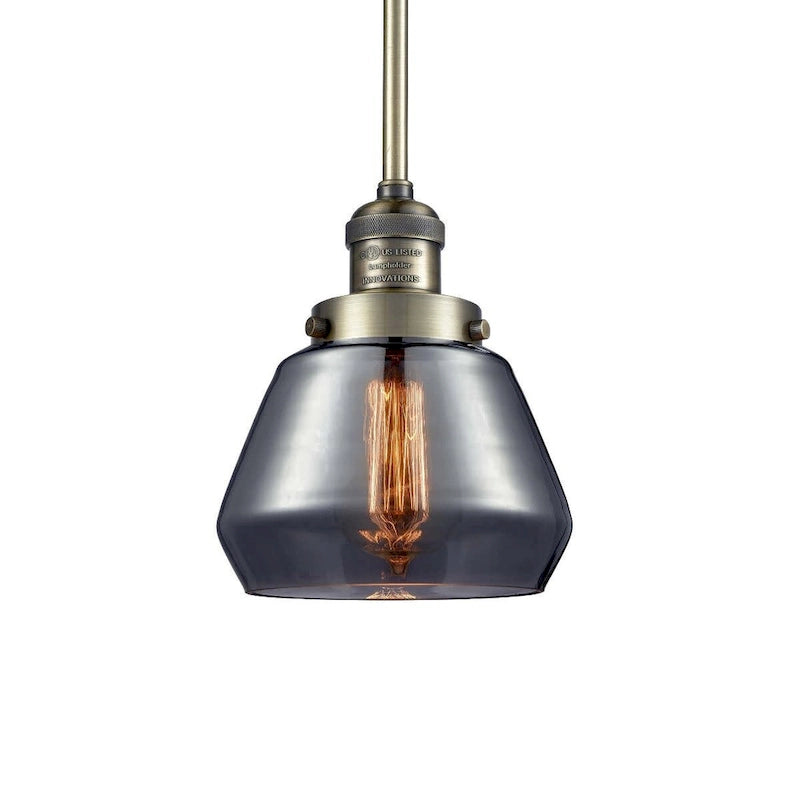 Suspension Fulton Single Light 7 Wide Mini avec Innovations Lighting
