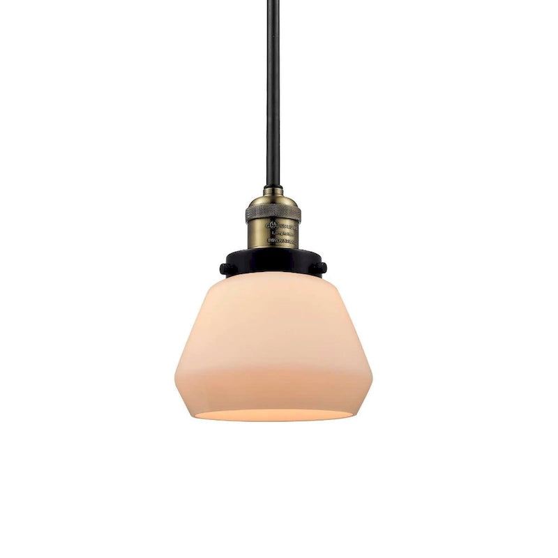 Suspension Fulton Single Light 7 Wide Mini avec Innovations Lighting
