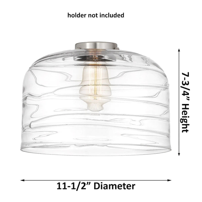 Suspension Innovations Lighting X-Large Bell à une seule lumière de 12 pouces de large avec