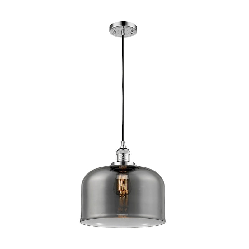 Suspension Innovations Lighting X-Large Bell à une seule lumière de 12 pouces de large avec