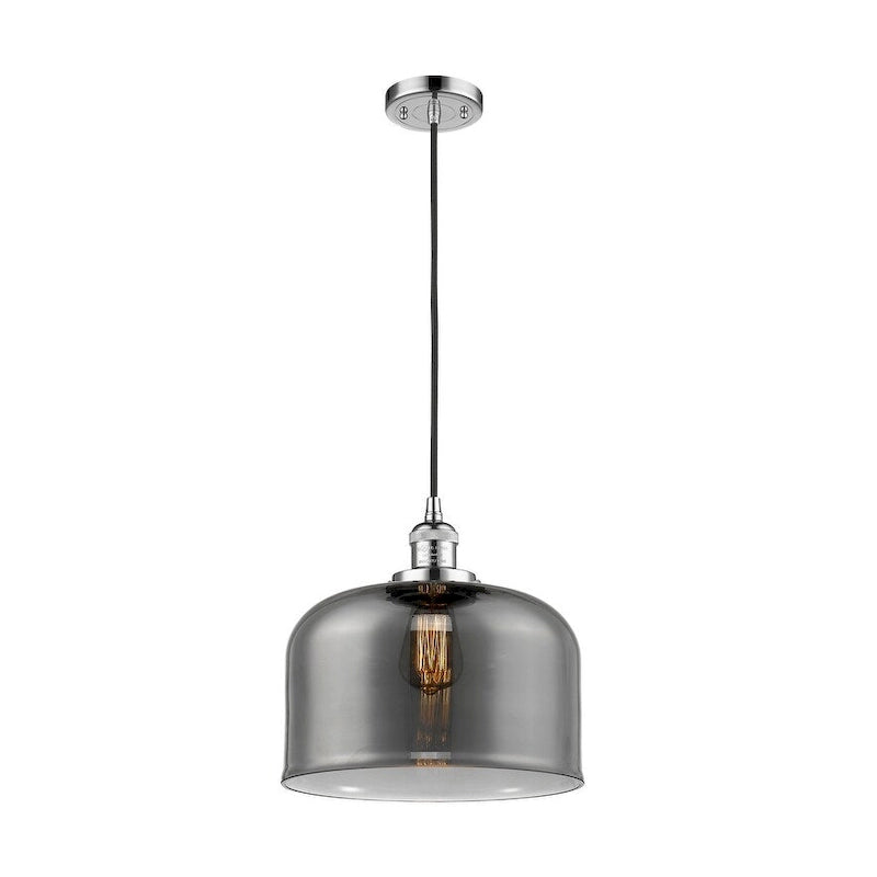 Suspension Innovations Lighting X-Large Bell à une seule lumière de 12 pouces de large avec