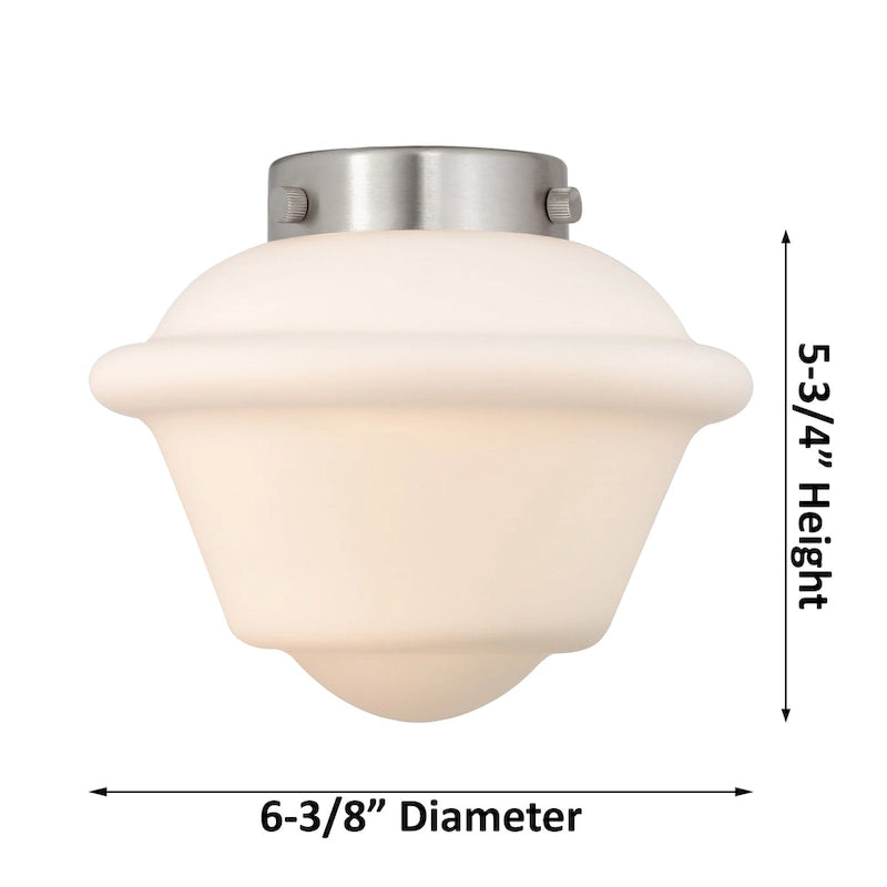 Suspension miniature Oxford Small à une lumière de 8 pouces de large, issue de la marque Innovations Lighting.