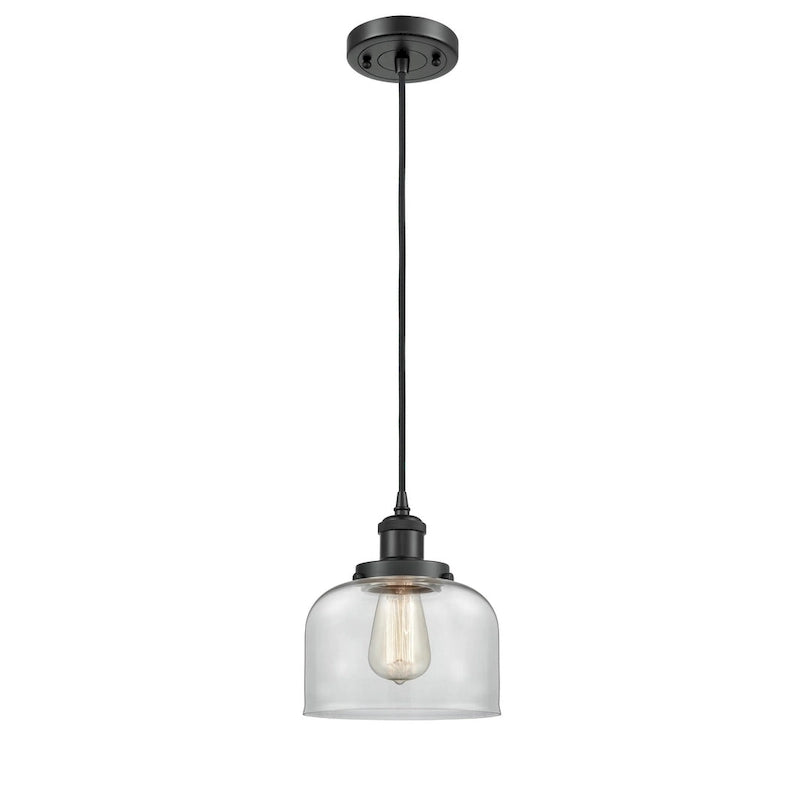 Suspension miniature Innovations Lighting Large Bell 8 pouces de large - à cordon