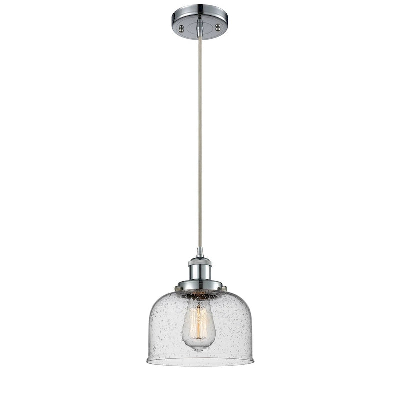 Suspension miniature Innovations Lighting Large Bell 8 pouces de large - à cordon