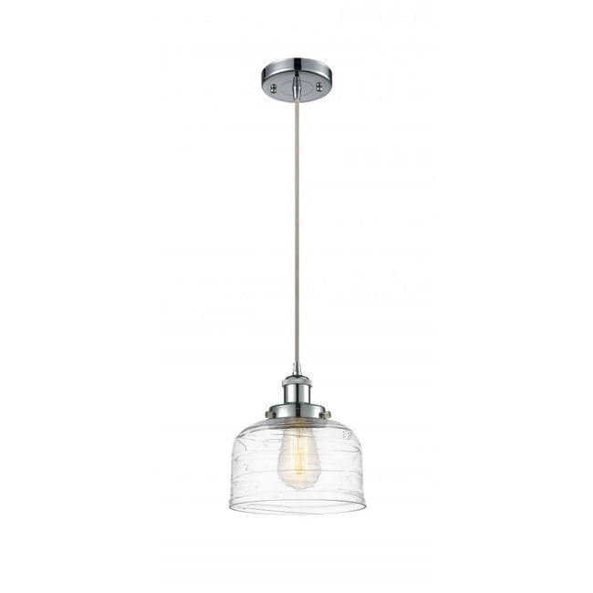 Suspension miniature Innovations Lighting Large Bell 8 pouces de large - à cordon