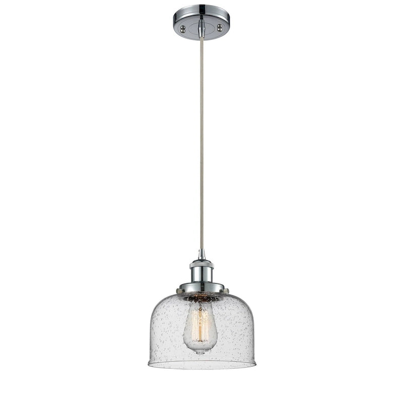 Suspension miniature Innovations Lighting Large Bell 8 pouces de large - à cordon