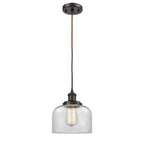 Suspension miniature Innovations Lighting Large Bell 8 pouces de large - à cordon