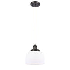 Suspension miniature Innovations Lighting Large Bell 8 pouces de large - à cordon