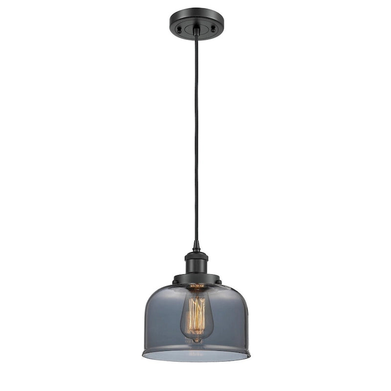 Suspension miniature Innovations Lighting Large Bell 8 pouces de large - à cordon