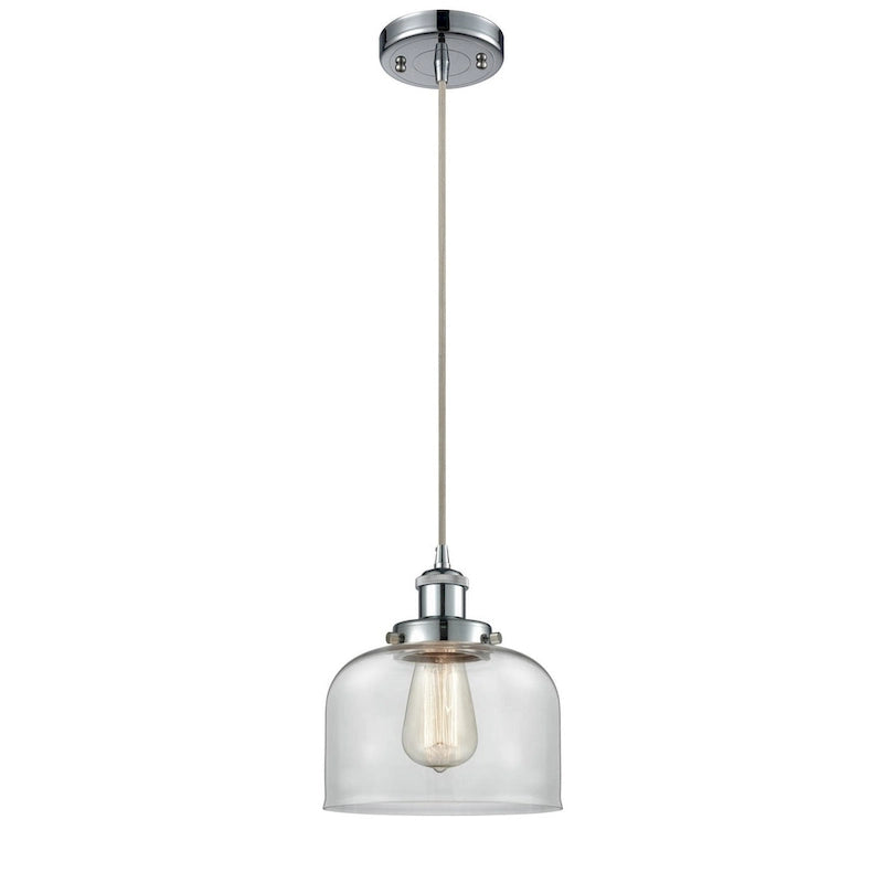 Suspension miniature Innovations Lighting Large Bell 8 pouces de large - à cordon