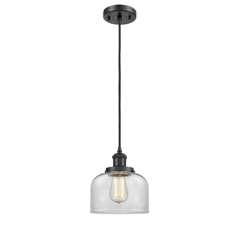 Suspension miniature Innovations Lighting Large Bell 8 pouces de large - à cordon