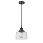 Suspension miniature Innovations Lighting Large Bell 8 pouces de large - à cordon