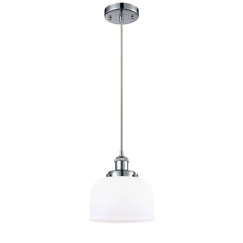 Suspension miniature Innovations Lighting Large Bell 8 pouces de large - à cordon