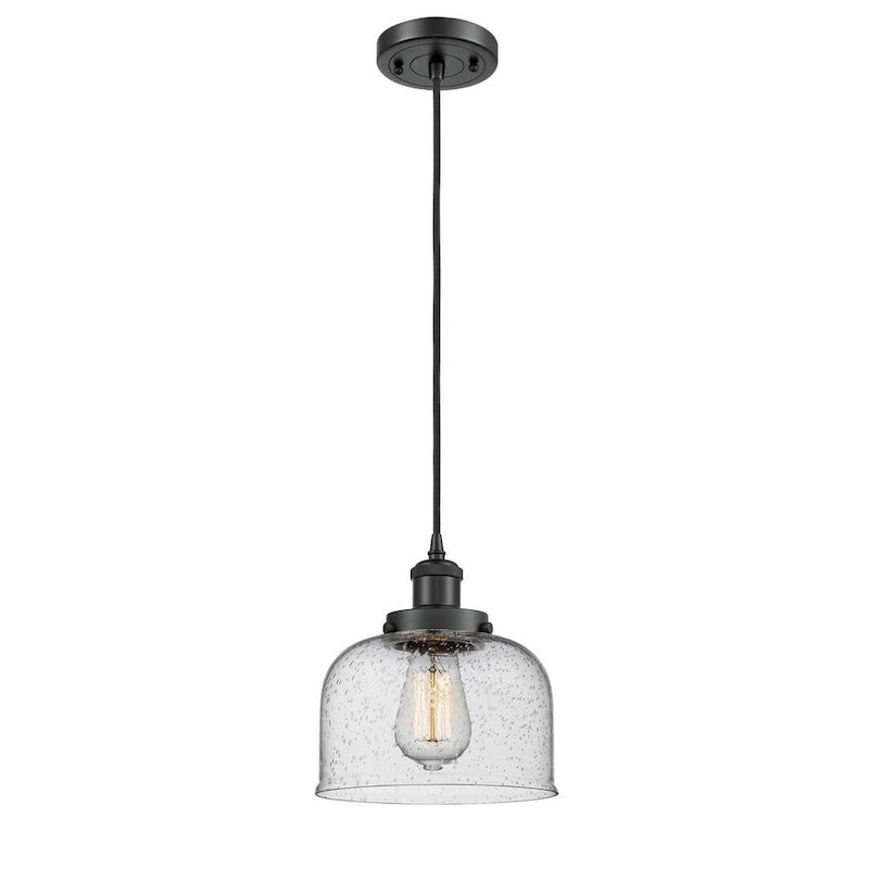 Suspension miniature Innovations Lighting Large Bell 8 pouces de large - à cordon