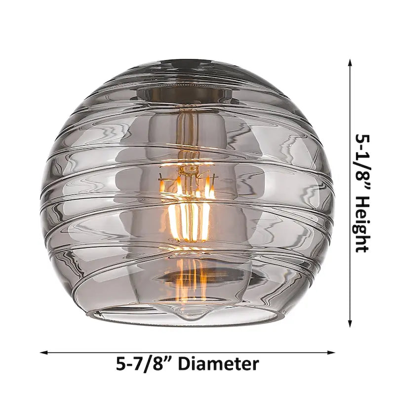 Suspension Athens 516-1S-8-6 de Innovations Lighting, modèle Athens 6 pouces de large Mini