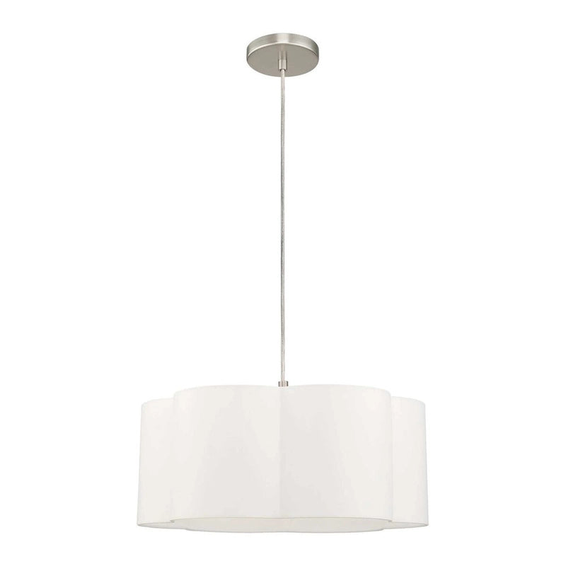 Suspension Chelsea de Livex Lighting, à une lumière, de 45,7 cm de large.