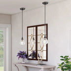 Suspension Livex Lighting Brussels à une seule lumière, 7 pouces de large, en cristal, mini-suspension