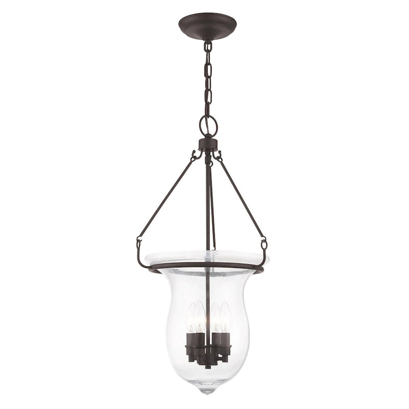 Suspension d'entrée Livex Lighting Canterbury à 4 lumières