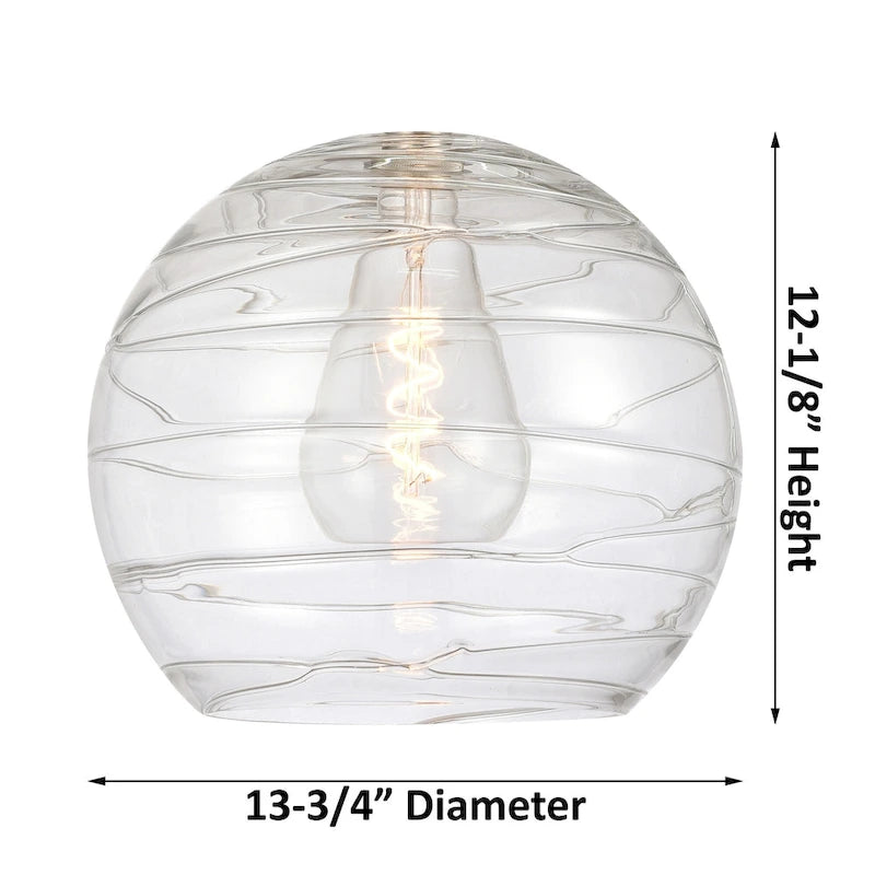 Suspension Athens 616-1P-16-13 de Innovations Lighting, largeur 13 pouces