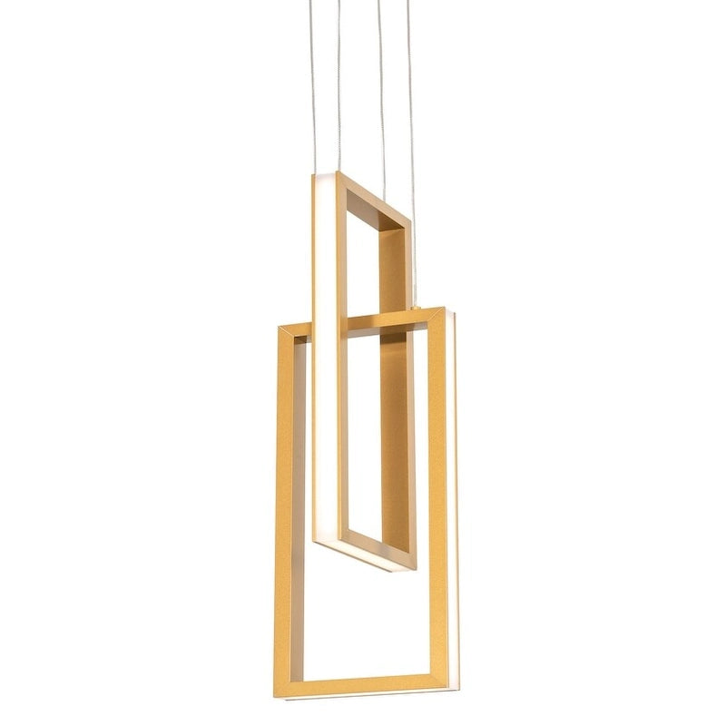 Suspension LED multi-lumières Cole AFX COLP06L30D1 à 2 lumières et 6 pouces de large