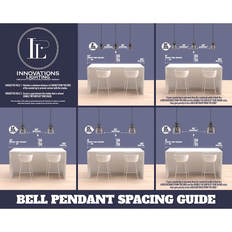 Suspension Cobbleskill 616-1P-16-9-L d'Innovations Lighting