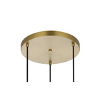 Suspension Destry à 3 lumières de 19 pouces de large avec éclairage élégant