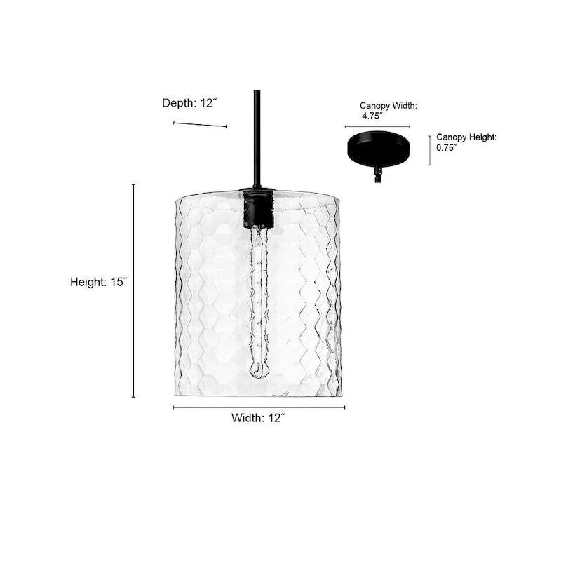 Suspension de 30,5 cm de large Millennium Lighting 9221 Ashli
