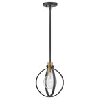 Suspension Lark 83037 Cirque 1 lumière, mini-suspension de 10 pouces de large