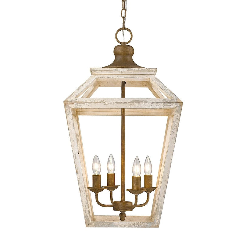 Golden Lighting Haiden 4 Light 16  Wide Taper Candle Pendant