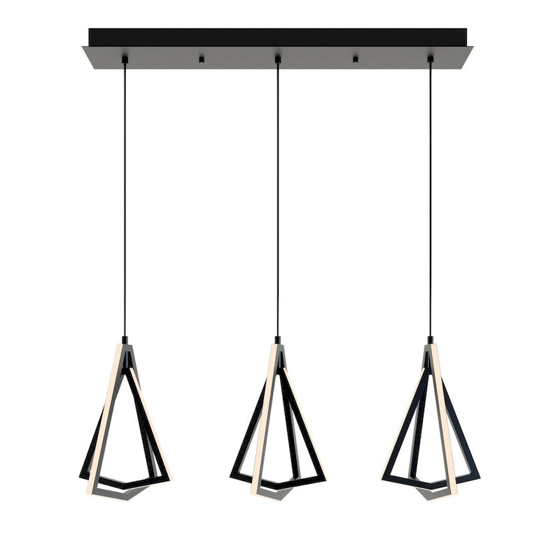 Suspension linéaire LED Gianna 36 po (91,4 cm) de large, référence AFX GNAP15L30D1LNR3