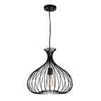 Darleen 1 Light Down Pendant With Black Finish