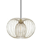 Mitzi by Hudson Valley Jasmine 1-light Polished Brass 17-inch Pendant