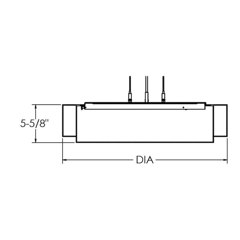 Suspension LED Sanibel 23 pouces en nickel satiné, abat-jour blanc lin