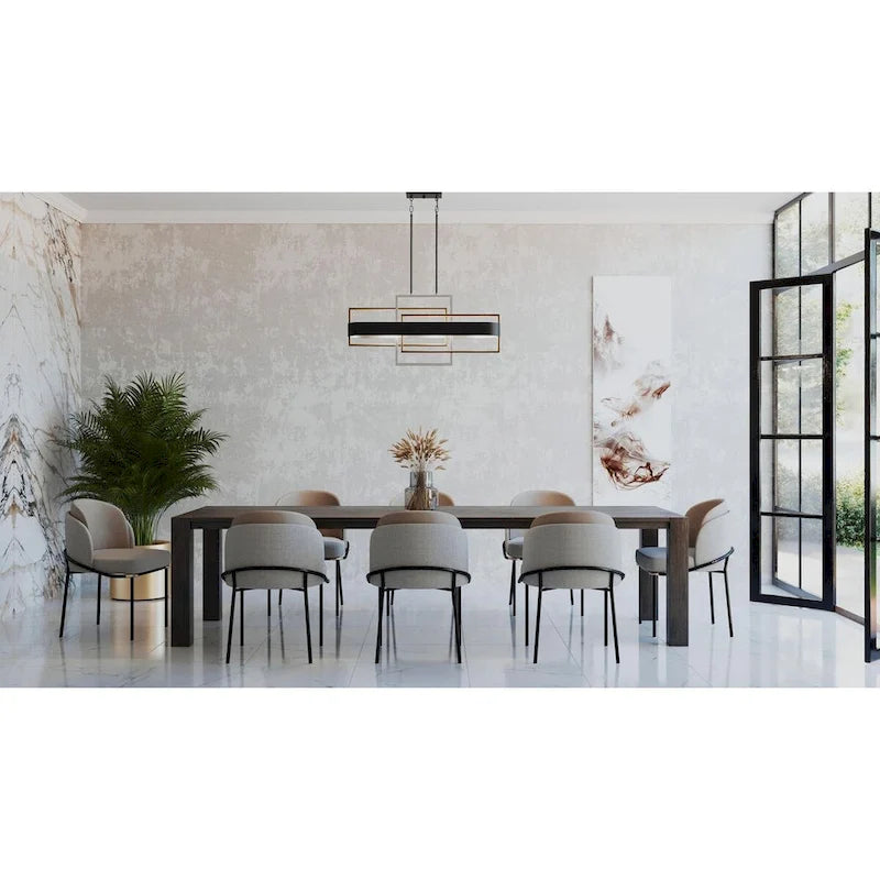 Îlot à six lumières de la collection Adagio