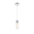 Suspension LED chromée Constellation 1 lumière