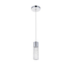 Suspension LED chromée Constellation 1 lumière