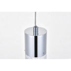 Suspension LED chromée Constellation 1 lumière